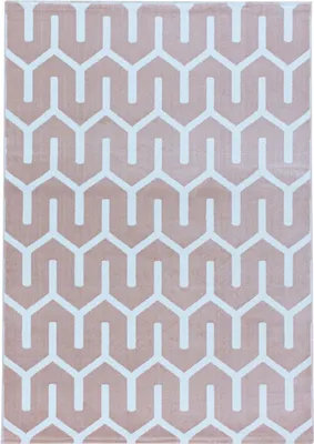 Produktbild von Kurzflor Teppich Clara rechteckig, Farbe: Pink, Größe:200x290 cm