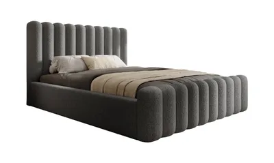 Obrázek produktu pro DomoHome skříňová postel Postel do ložnice Ideální pro vaši ložnici | včetně podstavce pod postel Rozměr: 218x225x114 cm, Model: Mona VII, Barva: šedá