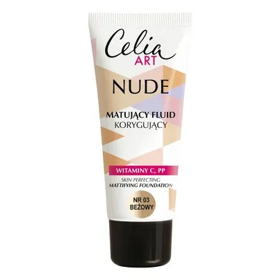Obrázek produktu pro Korektor Celia Art Nude 03 Beige, Matující Tekutina 30ml