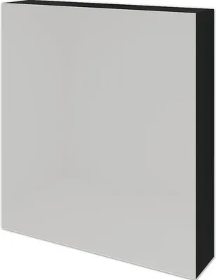 Produktbild von Spiegelschrank Sanox 60 x 13 x 65 cm schwarz matt 1-türig