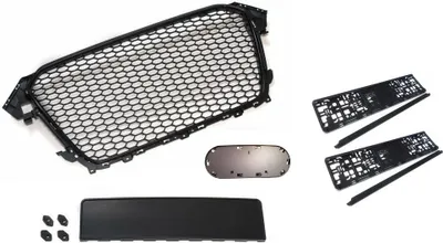 Produktbild von Kühlergrill Sportgrill Wabengrill Grill für Audi A4 / S4 / RS4 B8 8K + Avant