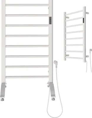 Produktbild von Granitan | Heizkörper Resa 80/50 - Weiß - Modernes Design - Freistehend mit Timer