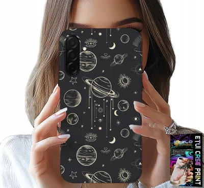 Produktbild von Gehäuse Für Samsung Galaxy A26 5G - Kosmos Planeten Sterne Mond + Glas