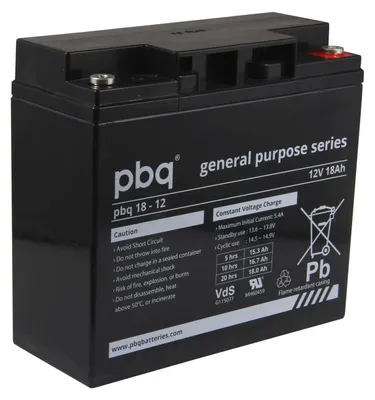 Produktbild von PBQ Bleiakku 18-12  12.0V 18.0Ah