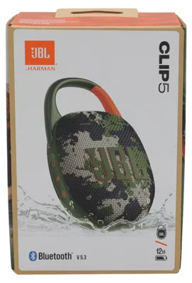 Produktbild von JBL Clip 5 Tragbare Bluetooth-Lautsprecher-Box Camouflage