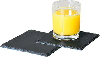 Produktbild von Sada bridlicových dosiek na servírovanie jedla štvorec 13 x 13 cm