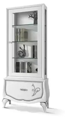 Immagine prodotto di Vetrina Credenza Mobile in legno bianco Mobili cassettiera