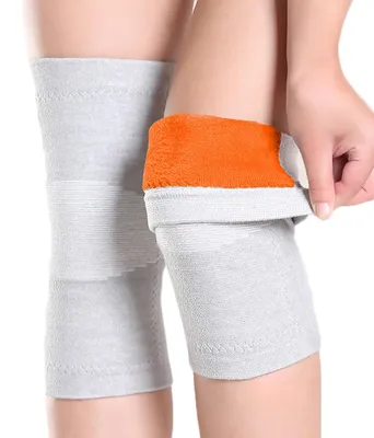 Obrázek produktu pro Silné kolenní návleky - Hřejivá podšívka - Šedá barva