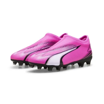 Produktbild von Puma Ultra Match LL FG/AG Jugend Fußballschuhe Kinder pink weiß schwarz Gr 38,5