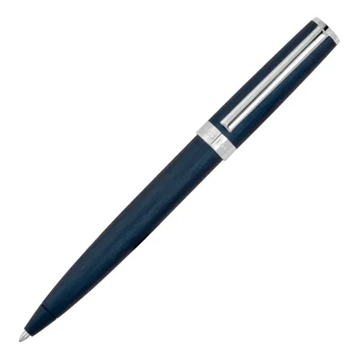 Produktbild von HUGO BOSS Gear Brushed Navy Kugelschreiber Premium Drehkugelschreiber Geschenkbox