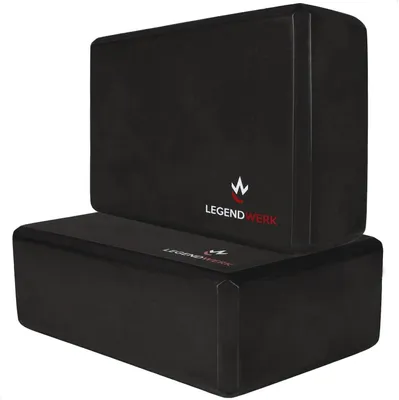 Image de Blocs de yoga robustes, lot de 2, antidérapants, pour le yoga et le fitness