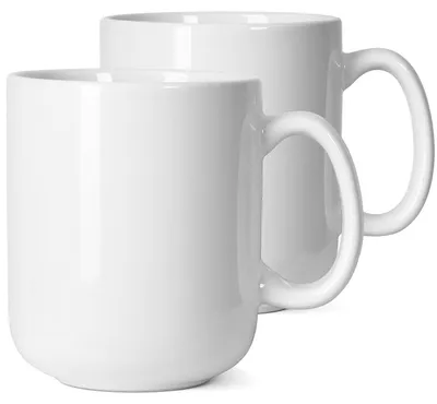 Zdjęcie produktu dla Smilatte Kubek ceramiczny 590ml zestaw 2 biały