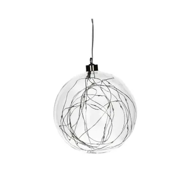 Image de Pomax, guirlande lumineuse scintillante, transparente, diamètre 12 cm