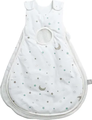 Produktbild von safe asleep von roba, Schlafsack Air Babyschlafsack 'Sternenzauber', 62/68, 100% Baumwolle, Jersey