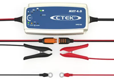 Produktbild von CTEK MXT 4.0 Batterieladegerät 24V, 8-Stufiges Ladegerät Für Kleinere 24V-Batterien In Nutzfahrzeugen, Rollstühlen, Pistenmaschinen