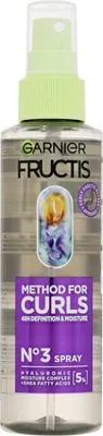 Productafbeelding van Hydraterende verfrissingsspray voor droog, golvend en krullend haar, Curls Method (spray), 150 ml