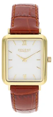 Produktbild von Regent Damen Armbanduhr W933-20487GP-270LBR braun goldfarben