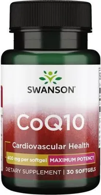 Produktbild von Coenzym Q10 400 mg 30 Weichkapseln Swanson Health Products