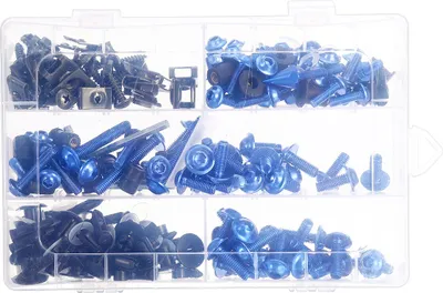 Productafbeelding van 233PLUS Beschermingsbumpers, bevestigingsbouten, paneelbouten, bevestigingsclips, schroeven voor motorfiets - zilver