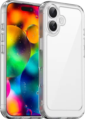 Image de Coque pour iPhone 17 transparente, coque de protection antichoc en silicone TPU Transparent