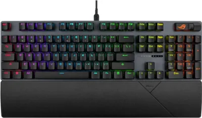 Zdjęcie produktu dla ASUS ROG Strix Scope II X, Pełnowymiarowy (100%), Przewodowa, USB, Mechaniczna, RGB LED, Czarny