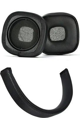 Image de INF Coussinets d'oreille et couvre-arceau de rechange pour casque Marshall Major V/5 Le noir