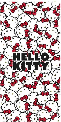Immagine prodotto di Hello Kitty - Asciugamano da bagno AG3927 (taglia unica) (bianco/rosso)