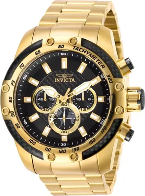 Obrázok produktu pre Invicta Speedway 28658 Pánske Hodinky - Quartz Hnacie - Nerezová Oceľ s Čiernym Ciferníkom - 50 mm