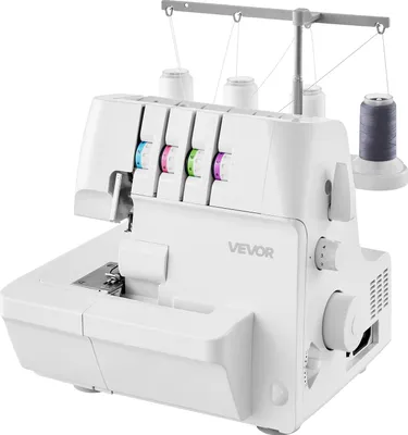 Zdjęcie produktu dla Maszyna Do Szycia Overlock Vevor 1250 Ściegów Min 2-3-4 Nitki Led