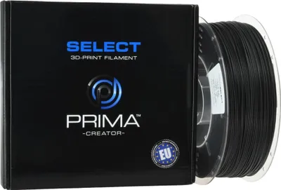 Produktbild von PrimaSelect PLA, Farbe:Schwarz, Filamentgröße:1.75mm, Gewicht:1 kg