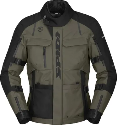 Immagine prodotto di Spidi Tour Evo 2 H2Out giacca impermeabile da moto in tessuto, verde oliva/nero, XL