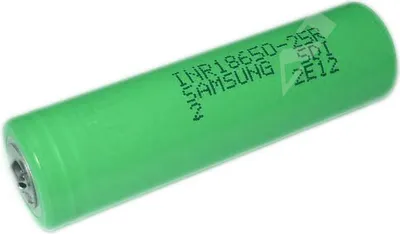 Produktbild von Samsung INR18650 25R 2500mAh 3,6V - 3,7V (Button Top)