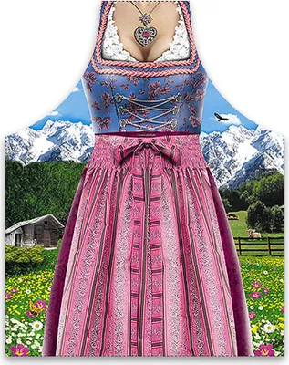 Produktbild von Grill u. Küchenschürze - Dirndl Tracht