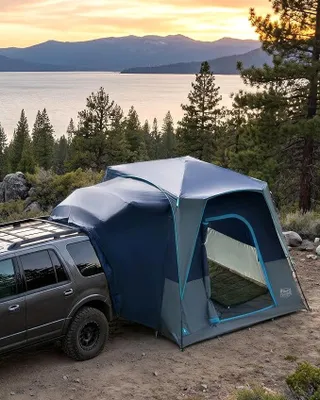 Imagen del producto de Tienda para coche, para 4-5 personas, se instala en la parte trasera del vehículo, impermeable