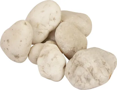 Produktbild von FLUSSKIESEL, Kieselsteine 20-60mm. 5kg. Creme - WEISS