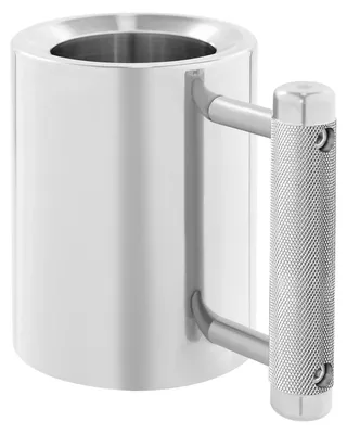 Produktbild von Hantelbecher - Trinkbecher - Fassungsvermögen 300 ml - Edelstahl 304 - Hantelförmiges Design - Ohne Deckel - Nur Handwäsche - Silber