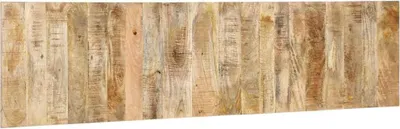 Image de vidaXL Tête de lit 200 cm Bois brut massif Mango