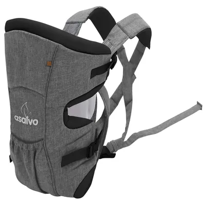 Produktbild von Asalvo Marsupio Babytrage Grau  Kinder Grau One Size