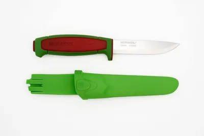 Image de Morakniv Basic 546 Limited Edition 2024 acier inoxydable (vert / rouge)