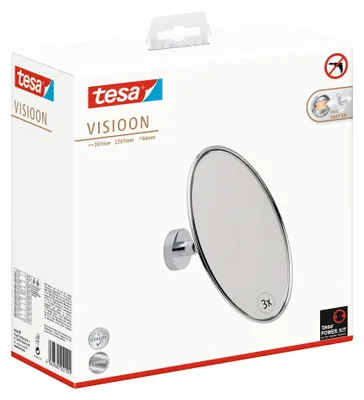 Imagen del producto de tesa 40610-00000-00 tesa Kosmetikspiegel beleuchtet VISIOON silber
