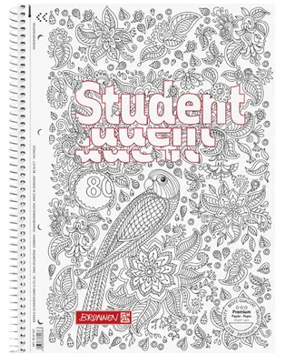 Produktbild von BRUNNEN Collegeblock A4 Lineatur 27 Papagei ZENART 1067427
