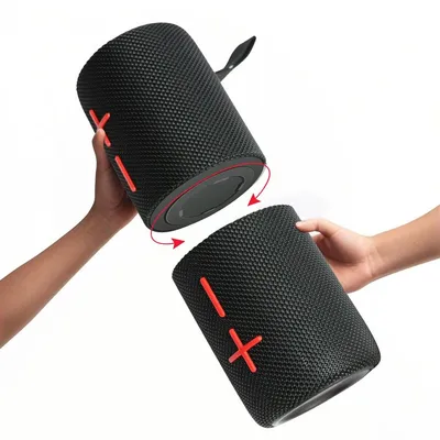 Produktbild von Tragbarer 2-in-1 Bluetooth Lautsprecher,mit zwei Lautsprechern,wasserdicht, V5.3, mit sattem Bass,kabellose Verbindung für Zuhause, unterwegs oder auf Reisen