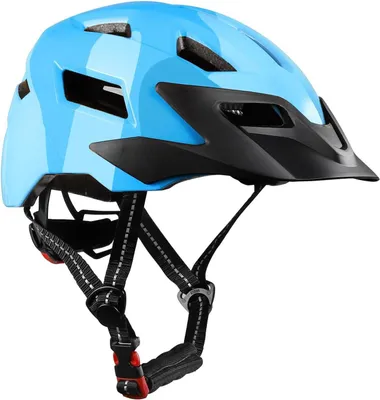 Produktbild von Kinderfahrradhelm – Sporthelm – Für sicheres Radfahren – Verstellbare Passform – 52-56 cm – Dunkelblau