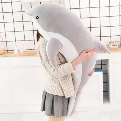 Obrázok produktu pre Plyšová vankúšik delfína, 120 cm