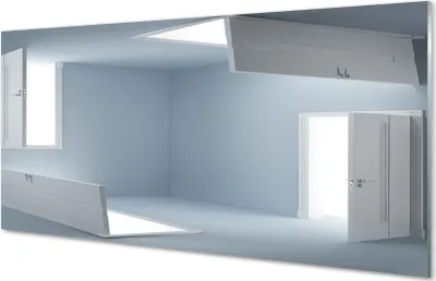 Produktbild von Glasbilder 140x70 Wandkunst Tür 3d