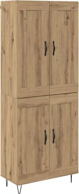 Image de Haut Armoire Chêne artisanal 69,5 x 34 x 180 cm
