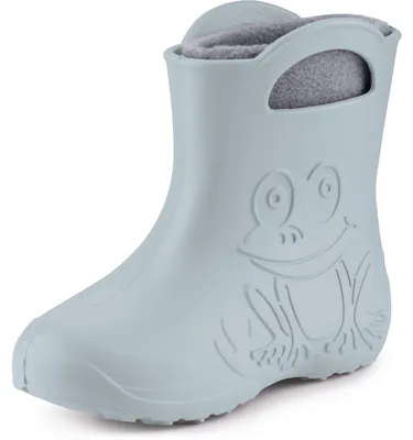 Produktbild von Ladeheid Eva Kinder Jungen Mädchen Gummistiefel Regenschuhe gefüttert LA-CA-03 (Grau, 22/23 EU)