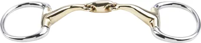 Produktbild von BUSSE Gebiss Trense Olivenkopfgebiss KAUGAN-SHAPED doppelt gebrochen 16 mm 11,5 cm