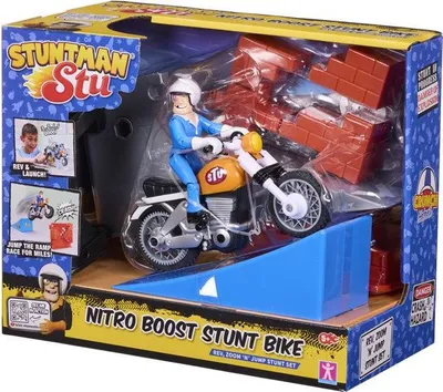 Imagen del producto de Nitro Boost Motorrad - BANDAI - Stuntman Stu - COSS8201