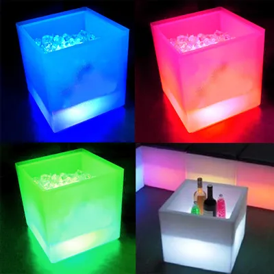 Produktbild von LED Eiswürfelbehälter | Sektkühler | Flaschenkühler | Eisbox | Champagnerkühler